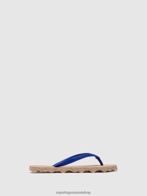 Asportuguesas BEACH FLIP-FLOPS BASE BLUE RUBBER STRAP - Asportuguesas Flip Flops UK 4PD2J3 Women