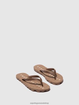 Asportuguesas BEACH FLIP-FLOPS BASE BROWN & BROWN STRAP - Asportuguesas Flip Flops UK 4PD2J170 Men