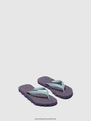 Asportuguesas BEACH FLIP-FLOPS BUMPY BLUE & CLOUD STRAP - Asportuguesas Flip Flops UK 4PD2J181 Men