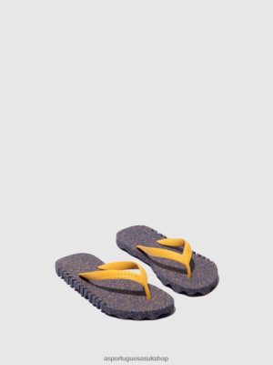 Asportuguesas BEACH FLIP-FLOPS BUMPY BLUE & YELLOW STRAP - Asportuguesas Flip Flops UK 4PD2J174 Men