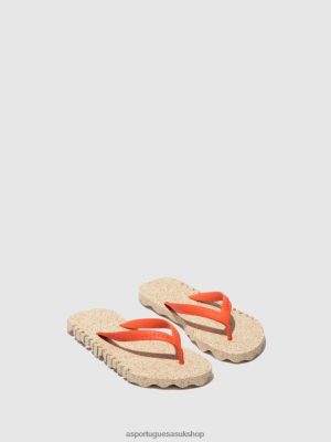 Asportuguesas BEACH FLIP-FLOPS BUMPY NATURAL & RED STRAP - Asportuguesas Flip Flops UK 4PD2J184 Men