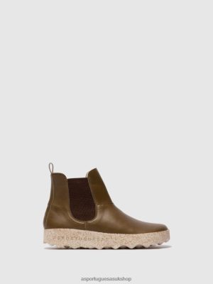 Asportuguesas CHELSEA ANKLE BOOTS CAIA KHAKI - Asportuguesas UK Shop 4PD2J165 Women