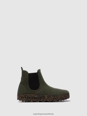 Asportuguesas CHELSEA ANKLE BOOTS CAIA MILITARY GREEN - Asportuguesas UK Shop 4PD2J151 Women
