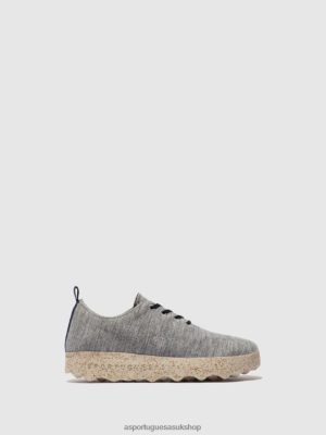Asportuguesas LACE-UP TRAINERS CAMP WOOL GREY MERINO - Asportuguesas UK 4PD2J16 Women