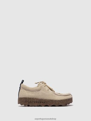 Asportuguesas LACE-UP TRAINERS CHAT NATURAL RECYCLED LINEN - Asportuguesas UK Shop 4PD2J201 Men