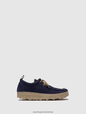 Asportuguesas LACE-UP TRAINERS CHAT NAVY - Asportuguesas UK Shop 4PD2J69 Women