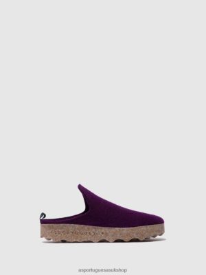 Asportuguesas ROUND TOE MULES COME DARK PURPLE - Asportuguesas UK Shop 4PD2J125 Women