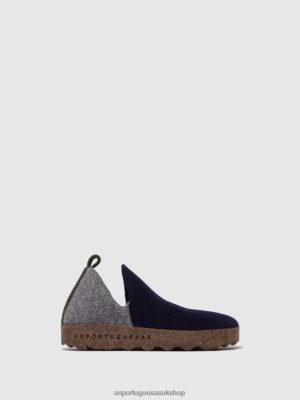 Asportuguesas ROUND TOE SHOES CITY NAVY/CONCRETE - Asportuguesas UK 4PD2J98 Women